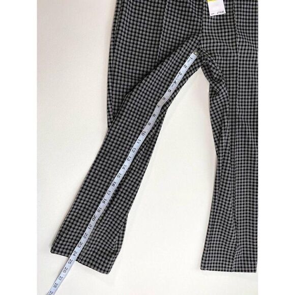 ‎Michael Kors Cropped Pants Black/White Check-Print - Picture 6 of 10